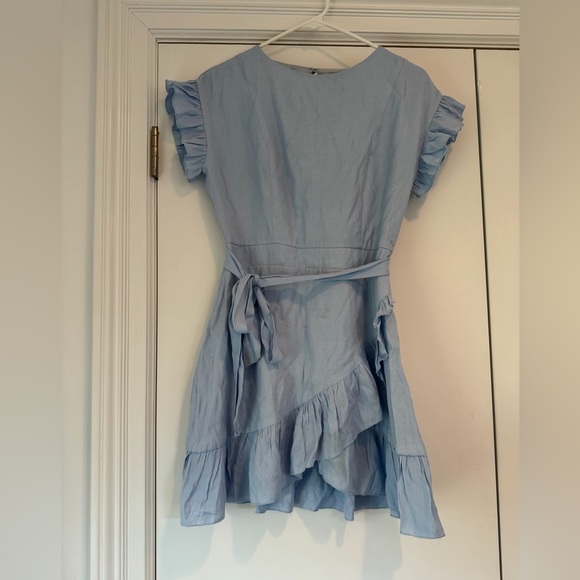 AQUA BLUE KNIT DRESS
